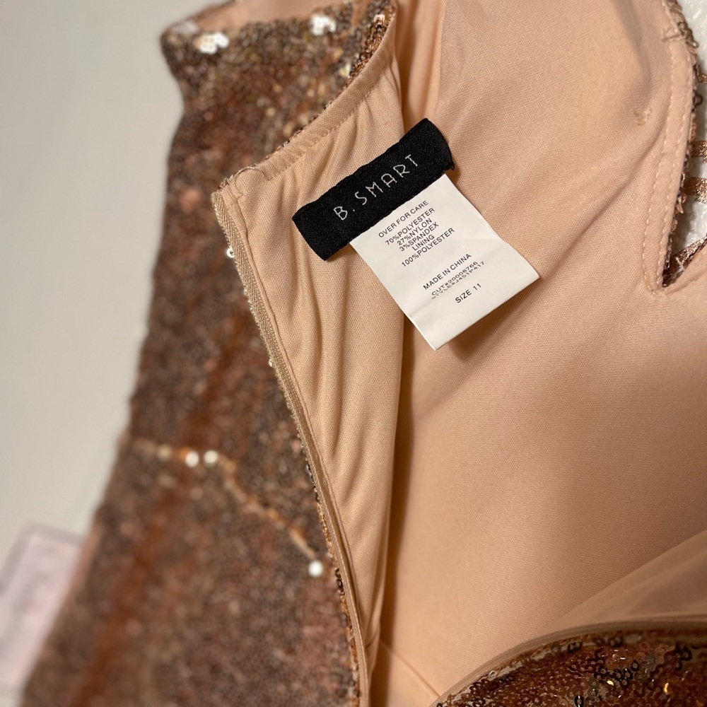 Gold sequins dress